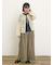 花瓶柄コード刺繍Tシャツ