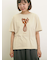 花瓶柄コード刺繍Tシャツ