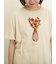 花瓶柄コード刺繍Tシャツ