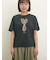花瓶柄コード刺繍Tシャツ