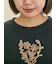 花瓶柄コード刺繍Tシャツ