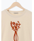花瓶柄コード刺繍Tシャツ