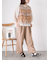 異素材フリルベスト