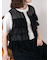 異素材フリルベスト