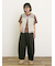 異素材フリルベスト