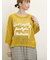 テープロゴ刺繍ニットプルオーバー