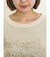 テープロゴ刺繍ニットプルオーバー