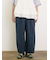 製品染めバイオ加工切替パンツ