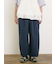 製品染めバイオ加工切替パンツ