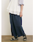 製品染めバイオ加工切替パンツ