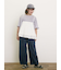 製品染めバイオ加工切替パンツ