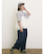 製品染めバイオ加工切替パンツ