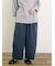 製品染めバイオ加工切替パンツ
