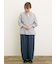 製品染めバイオ加工切替パンツ