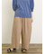製品染めバイオ加工切替パンツ