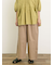 製品染めバイオ加工切替パンツ