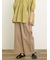 製品染めバイオ加工切替パンツ