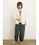 製品染めバイオ加工切替パンツ