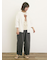 製品染めバイオ加工切替パンツ