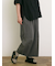 製品染めバイオ加工切替パンツ