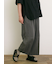 製品染めバイオ加工切替パンツ