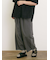 製品染めバイオ加工切替パンツ