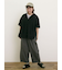 製品染めバイオ加工切替パンツ