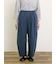 製品染めバイオ加工切替パンツ