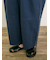 製品染めバイオ加工切替パンツ