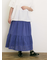 裾レースティアードスカート