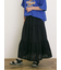 裾レースティアードスカート