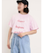 【UVカット】スラブ天竺ロゴプリントTシャツ