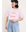 【UVカット】スラブ天竺ロゴプリントTシャツ