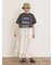 【UVカット】スラブ天竺ロゴプリントTシャツ