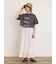 【UVカット】スラブ天竺ロゴプリントTシャツ