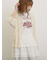 小花柄プリントカーディガン