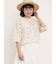 小花柄プリントカーディガン