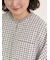 【クールコットン】柄アソートクレリック袖タックブラウス