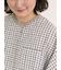 【クールコットン】柄アソートクレリック袖タックブラウス