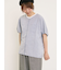 【クールコットン】柄アソートクレリック袖タックブラウス