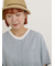【クールコットン】柄アソートクレリック袖タックブラウス