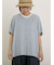 【クールコットン】柄アソートクレリック袖タックブラウス