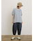 【クールコットン】柄アソートクレリック袖タックブラウス