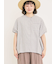 【クールコットン】柄アソートクレリック袖タックブラウス