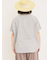 【クールコットン】柄アソートクレリック袖タックブラウス