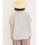 【クールコットン】柄アソートクレリック袖タックブラウス