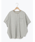【クールコットン】柄アソートクレリック袖タックブラウス