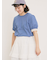 【汗染み防止】袖口レースパフスリーブTシャツ