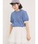 【汗染み防止】袖口レースパフスリーブTシャツ