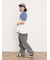 【汗染み防止】袖口レースパフスリーブTシャツ